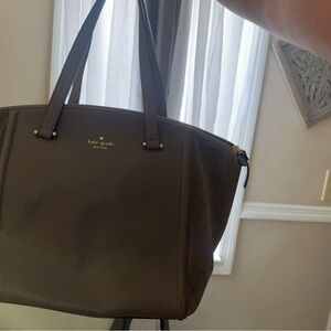 Kate Spade Brown Leather Tote Bag